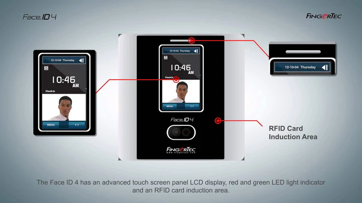 Fingertec Facial Recognition Time Clock
