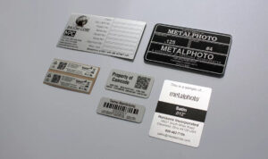 metal name plates